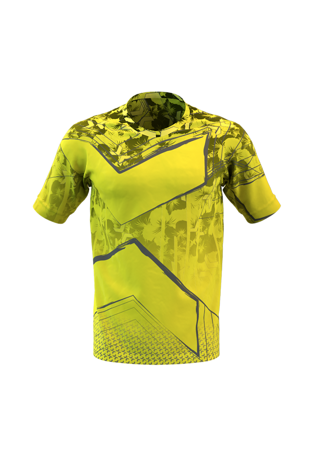 SHORT SLEEVE EDITION: Yellow Hawaiian Jersey - Kua Sky