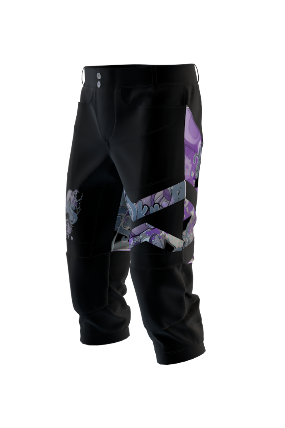 Sublimated Swoop Shorts: Darwinian Dystopia - Kua Sky