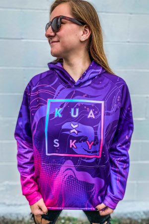 Purple haze Fleece Hoodie - Kua sky 4