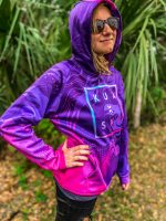 Purple haze Fleece Hoodie - Kua sky 8