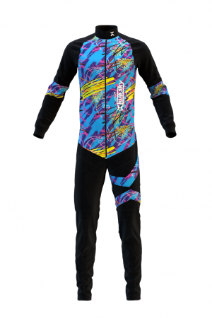 Blue Graffity skydive jumpsuit 4