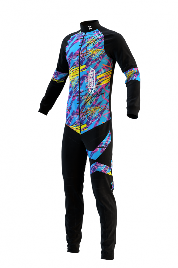 Blue Graffity skydive jumpsuit 2