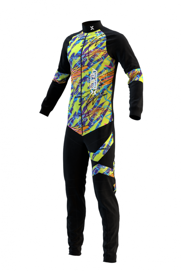 Green Graffity skydive jumpsuit 1
