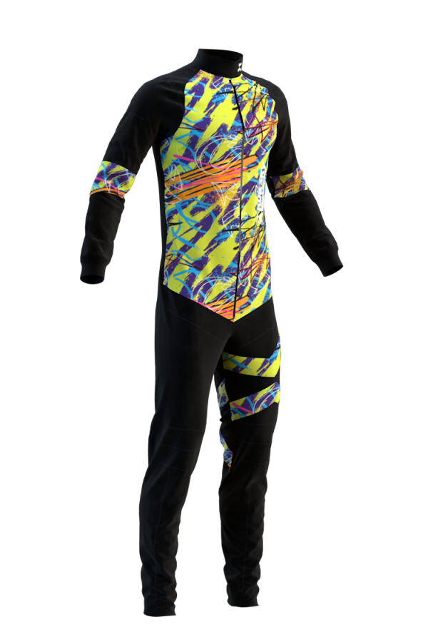 Green Graffity skydive jumpsuit
